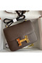Hermes Constance 18 Handmade Bag In Chocolat Epsom Calfskin  Replica