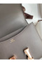 Hermes Constance 18 Handmade Bag In Etain Epsom Calfskin  Replica