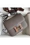 Hermes Constance 18 Handmade Bag In Etain Epsom Calfskin  Replica