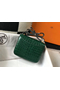 Hermes Constance 18 Handmade Bag In Green Embossed Crocodile  Replica