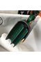 Hermes Constance 18 Handmade Bag In Green Embossed Crocodile  Replica