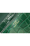 Hermes Constance 18 Handmade Bag In Green Embossed Crocodile  Replica