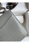 Hermes Constance 18 Handmade Bag In Grey Matte Alligator Leather  Replica