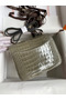 Hermes Constance 18 Handmade Bag In Grey Shiny Alligator Leather  Replica