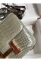 Hermes Constance 18 Handmade Bag In Grey Shiny Alligator Leather  Replica