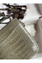 Hermes Constance 18 Handmade Bag In Grey Shiny Alligator Leather  Replica