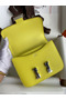 Hermes Constance 18 Handmade Bag In Lime Epsom Calfskin  Replica