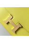 Hermes Constance 18 Handmade Bag In Lime Evercolor Calfskin  Replica