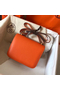 Hermes Constance 18 Handmade Bag In Orange Epsom Leather  Replica