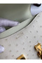 Hermes Constance 18 Handmade Bag In Parchemin Ostrich Leather  Replica