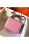 Hermes Constance 18 Handmade Bag In Pink Epsom Leather  Replica