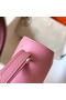 Hermes Constance 18 Handmade Bag In Pink Epsom Leather  Replica