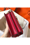 Hermes Constance 18 Handmade Bag In Red Epsom Leather  Replica