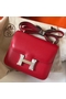 Hermes Constance 18 Handmade Bag In Red Epsom Leather  Replica