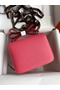 Hermes Constance 18 Handmade Bag In Rose Lipstick Epsom Calfskin  Replica