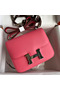 Hermes Constance 18 Handmade Bag In Rose Lipstick Epsom Calfskin  Replica