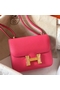Hermes Constance 18 Handmade Bag In Rose Lipstick Epsom Leather  Replica