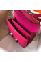Hermes Constance 18 Handmade Bag In Rose Red Epsom Leather  Replica