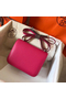Hermes Constance 18 Handmade Bag In Rose Red Epsom Leather  Replica