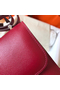 Hermes Constance 18 Handmade Bag In Ruby Epsom Leather  Replica