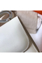 Hermes Constance 18 Handmade Bag In White Epsom Leather  Replica