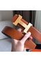 Hermes Constance 2 Belt Buckle & Gold/Noir Swift 42MM Strap  Replica