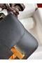 Hermes Constance 24 Handmade Bag In Black Epsom Calfskin  Replica