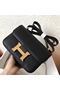 Hermes Constance 24 Handmade Bag In Black Epsom Leather  Replica