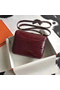 Hermes Constance 24 Handmade Bag In Bourgogne Niloticus Crocodile  Replica