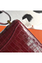 Hermes Constance 24 Handmade Bag In Bourgogne Niloticus Crocodile  Replica