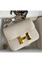 Hermes Constance 24 Handmade Bag In Craie Epsom Calfskin  Replica