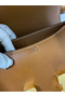 Hermes Constance 24 Handmade Bag In Gold Barenia Calfskin  Replica