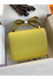 Hermes Constance 24 Handmade Bag In Lime Epsom Calfskin  Replica