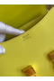 Hermes Constance 24 Handmade Bag In Lime Epsom Calfskin  Replica