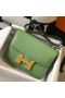 Hermes Constance 24 Handmade Bag In Vert Criquet Epsom Leather  Replica