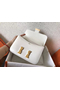 Hermes Constance 24 Handmade Bag In White Epsom Leather  Replica