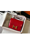 Hermes Constance 24cm Bag In Red Embossed Crocodile  Replica