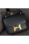 Hermes Constance Bag Calfskin Leather H9999 Black  Replica
