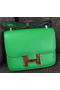 Hermes Constance Bag Calfskin Leather H9999 Light Green  Replica