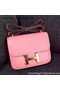 Hermes Constance Bag Calfskin Leather H9999 Pink  Replica