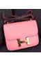 Hermes Constance Bag Calfskin Leather H9999 Pink  Replica