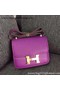 Hermes Constance Bag Calfskin Leather H9999 Purple  Replica