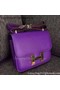 Hermes Constance Bag Calfskin Leather H9999 Violet  Replica