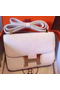 Hermes Constance Bag Calfskin Leather H9999 White  Replica