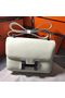 Hermes Constance Bag Calfskin Leather H9999 White Silver  Replica