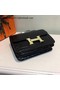 Hermes Constance Bag Croco Leather H9978C Black  Replica