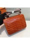 Hermes Constance Bag Croco Leather H9978C Orange  Replica