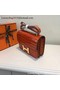 Hermes Constance Bag Croco Leather H9978C Orange  Replica