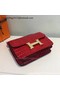 Hermes Constance Bag Croco Leather H9978C Red  Replica