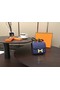 Hermes Constance Bag Original Calfskin Leather H9910 Blue  Replica